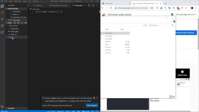 VS CODE LIVE SERVER Eklentisi ve AUTO-REFRESH Özelliği смотреть онлайн