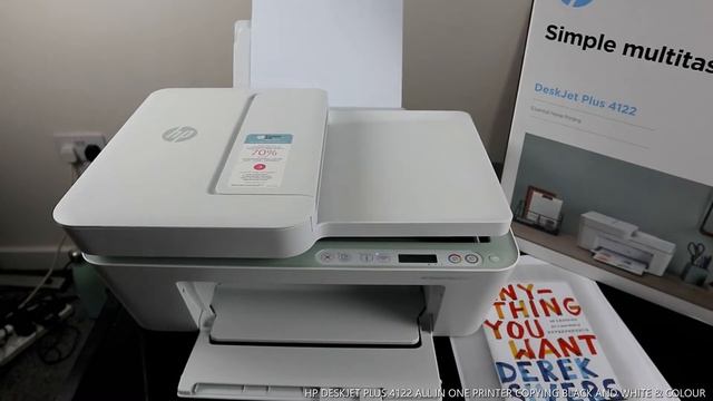 HP DESKJET PLUS 4122 ALL IN ONE PRINTER COPYING BLACK AND WHITE & COLOUR смотреть онлайн
