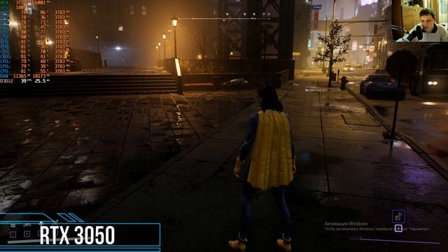Gotham Knights на игровом ноутбуке RTX 3050 смотреть онлайн