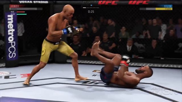 UFC 3 Gameplay - Jon Jones Vs Anderson Silva