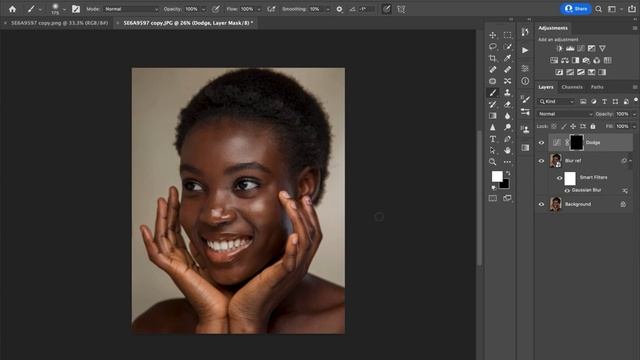BEST WAY TO CREATE DODGE & BURN LAYER IN PHOTOSHOP смотреть онлайн