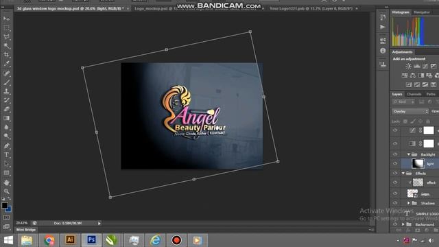 How to Convert 2D to 3D Logo in Photoshop | Photoshop mein 3D Logo Kaise Banaye смотреть онлайн