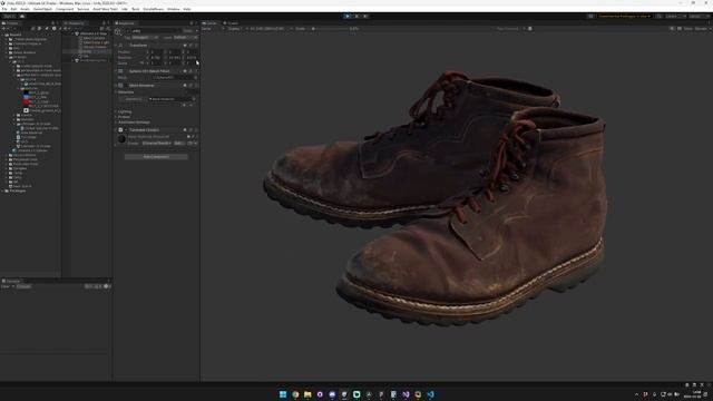 [Unity] Realistic Shading on a pair of boots with ULS смотреть онлайн
