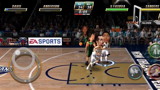 Anthony Davis Dunks And Breaks The Backboard | NBA JAM by EA SPORTS смотреть онлайн