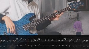 【TABS】Kessoku Band / 結束バンド - Never Forget / 忘れてやらない【Bocchi the Rock!/ぼっち・ざ・ろっく！ EP 12】 Bass Cover