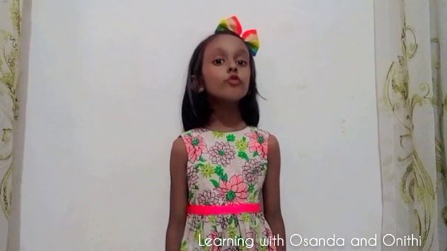 Upside Down | Aileen Fisher | Poem Recitation | Learning with Osanda and Onithi смотреть онлайн