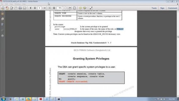 oracle sql part2 chapter 1