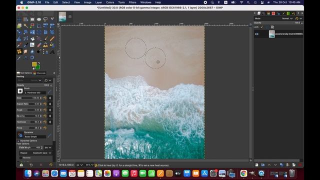 How to Remove Text from a picture in Gimp | Tutorial-32 смотреть онлайн