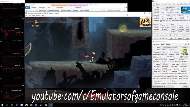 XENIA Xbox 360 Emulator - Rayman Legends (2013). Gameplay. OpenGL. Test #2 смотреть онлайн