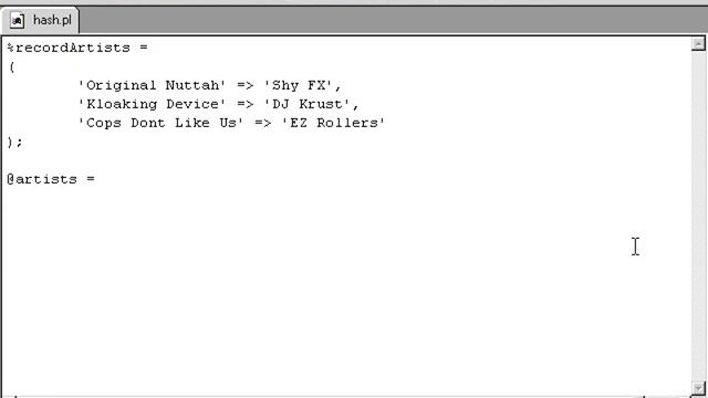 VTC Player Perl Fundamentals, Extracting data from hashes смотреть онлайн
