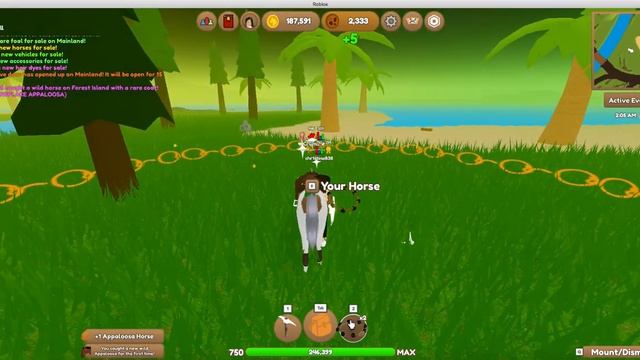 Catching a *WILD* Snowflake Appaloosa! | Wild Horse Islands - ROBLOX смотреть онлайн