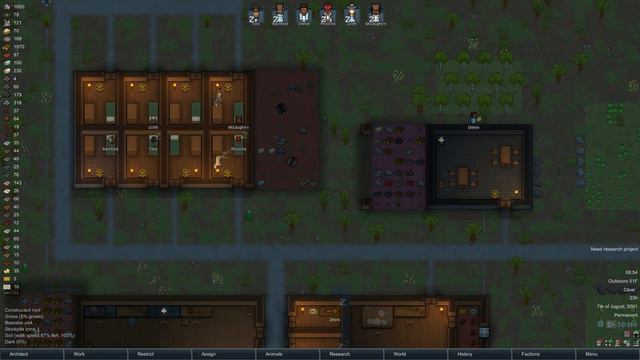 Let's Play RimWorld Beta 18 - Ep 23 - Construction and Gaining an Army смотреть онлайн