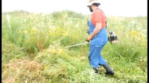 Эпизод 16  Как косить сено бензокосой