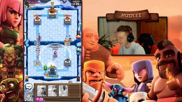 Clash Royale LÁDA NYITÁS & 1v1 смотреть онлайн