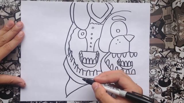 Como dibujar a five nights at freddy's 2 | how to draw five nights at freddy's 2 смотреть онлайн