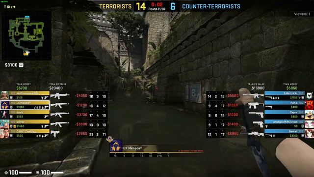CSGO AK47 Nightwish MW Ancient 7k Comp 2 rounds Minimal Wear Showcase смотреть онлайн