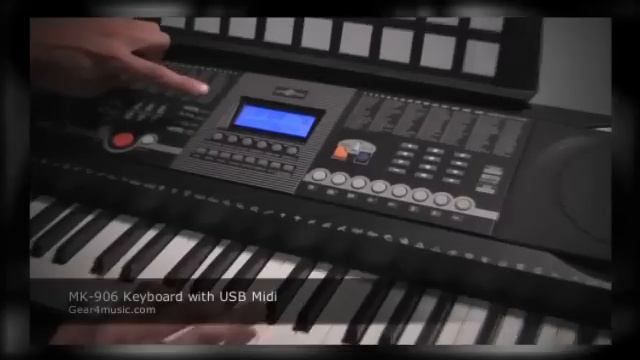 MK-906 Keyboard with USB Midi by Gear4music смотреть онлайн