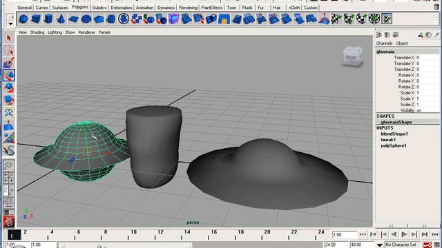 Blend Shapes в Autodesk Maya смотреть онлайн