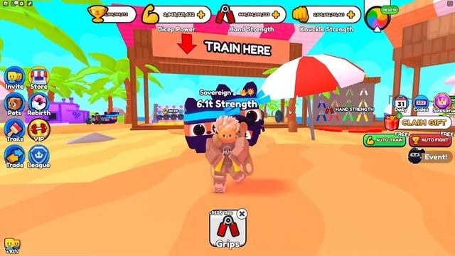 ОТКРЫЛ 10000 ЯИЦ И МНЕ ВЫПАЛ ПЕТ ЗА 0,01 В СИМУЛЯТОРЕ РУКОПАШНОГО БОЯ! ARM WRESTLE SIMULATOR ROBLOX смотреть онлайн