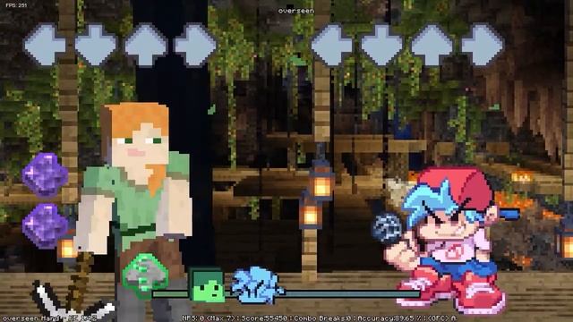 FNF Vs. Minecraft Steve DEMO (Hard)