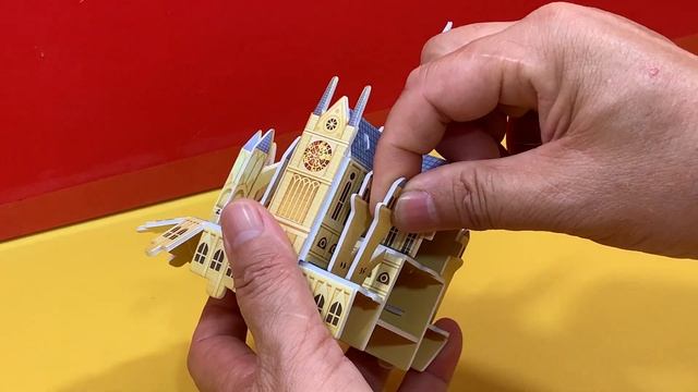 DIY Craft Instruction 3D Puzzle Cubicfun PARIS