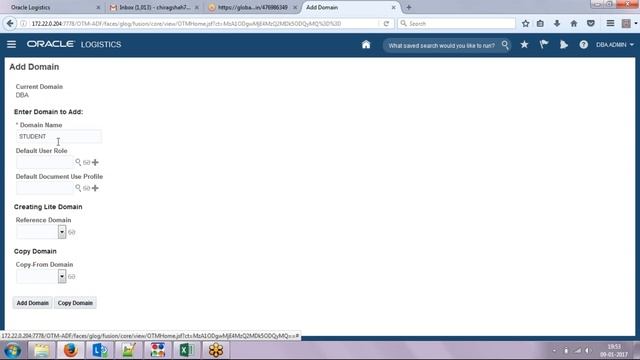 How to define a Domain in OTM смотреть онлайн