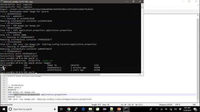 AWS EC2 | Docker Containers | Dockerize Java App | Create & Deploy Docker Container with DockerHub смотреть онлайн