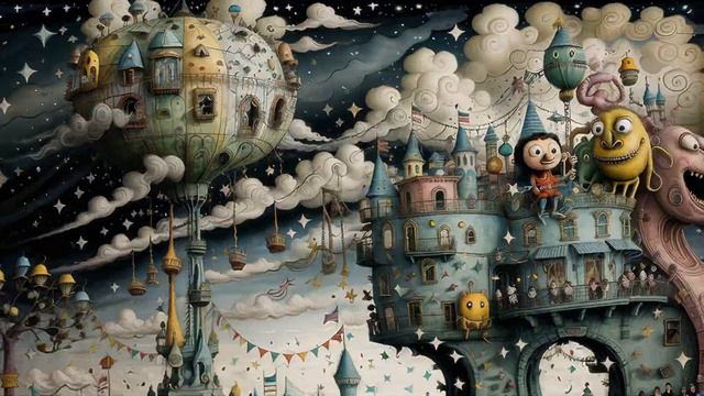 Surreal Cartoon Carnival 4k Ai Video