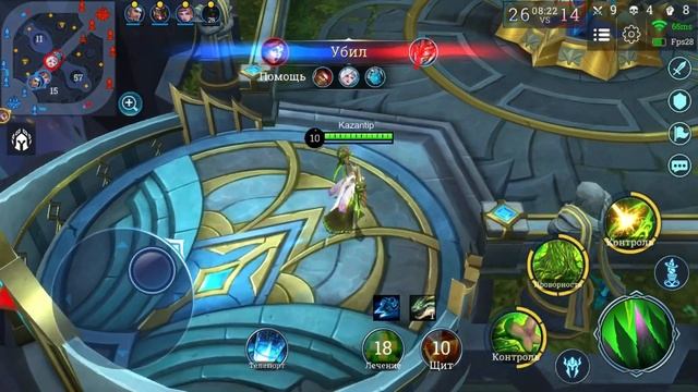 5 v 5 за Богиню растений Флору, MOBA, LOA, Legend of Ace, iOS ANDROID смотреть онлайн