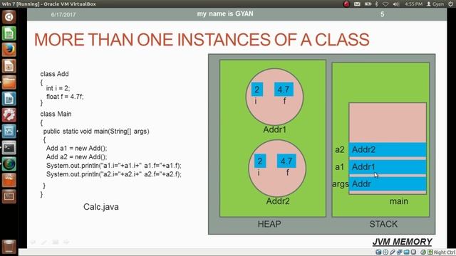 "Data members" and "Instance variables" of a Class | Java смотреть онлайн