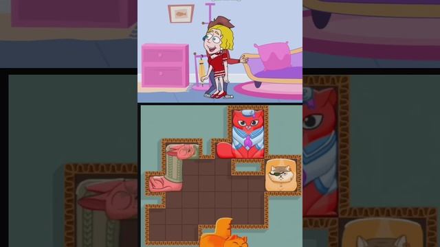 Puzzle Cats - Save the boy Gameplay Walkthrough (iOS & Android) #shorts #games #funny смотреть онлайн
