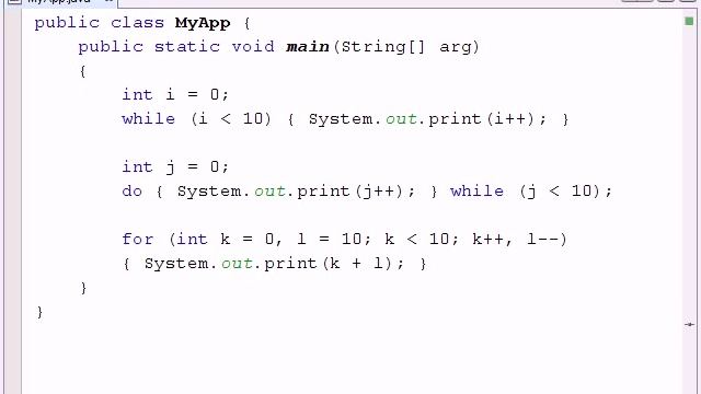 Java Tutorial - 09 - Loops смотреть онлайн
