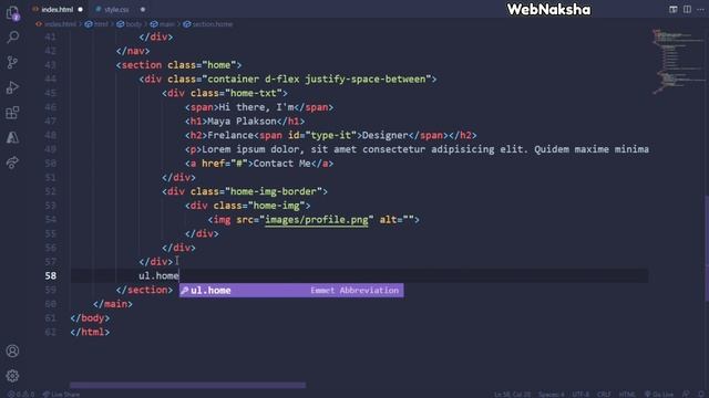 Personal Portfolio Website using HTML, CSS & JavaScript || Part 1 смотреть онлайн
