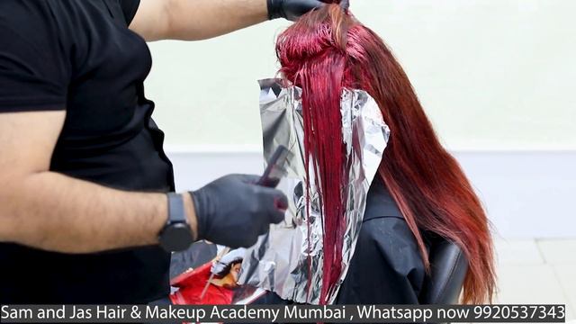 L-89 Schwarzkopf Igora Red Violet Colour Root Touchup With Global Colour by Sam and Jas Hair Acady смотреть онлайн