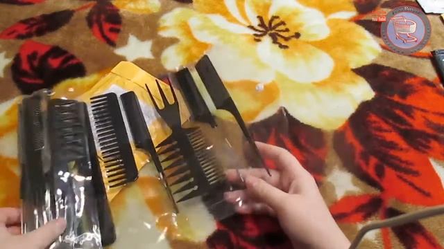 Набор профессиональных расчесок и одеяло из фольги. Посылка из Китая №155-156 смотреть онлайн