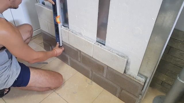 Монтаж термопанелей Testa ФАСАД на стенде. смотреть онлайн