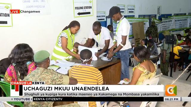 Shughuli ya kuhesabu kura bado inaendelea katika kituo cha Chaani, eneo bunge la Changamwe смотреть онлайн