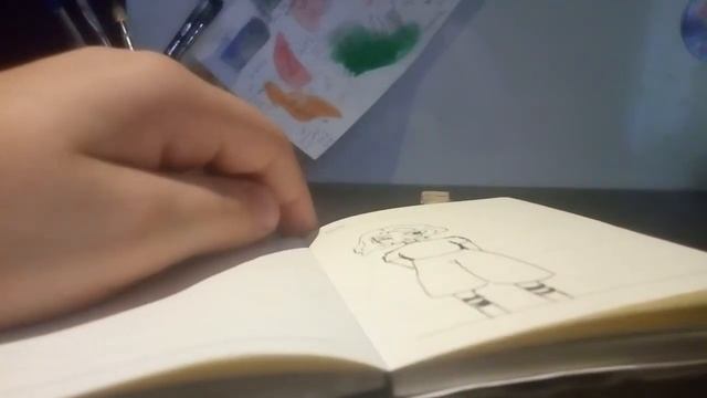 рисую простой арт за 4 минуты.(маркеры+гелевая ручка) смотреть онлайн