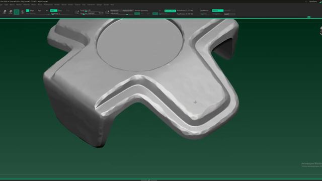 Скульпт металла в Zbrush. смотреть онлайн