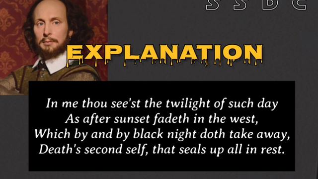 Sonnet 73 By William Shakespeare | Summary | Line by line explanation | #poetry #english смотреть онлайн
