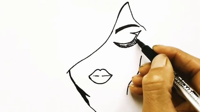 Rasm chizish |Qiz rasmini chizish| çəkmək|Сурет салу |How to draw a girl |Как нарисовать Девушку. смотреть онлайн