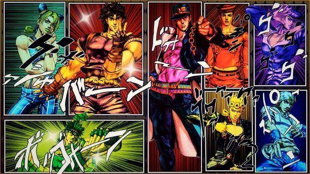 JoJo’s Bizarre Adventure FULL OPENINGS 1-9 смотреть онлайн