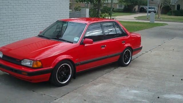 1988 Mazda 323 GT BF B6T (in HD) смотреть онлайн