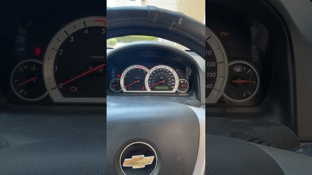 Шевроле Каптива, сброс сервиса масла двигателя. Chevrolet Captiva - engine oil service reset. смотреть онлайн