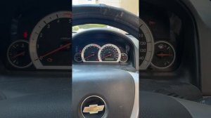 Шевроле Каптива, сброс сервиса масла двигателя. Chevrolet Captiva - engine oil service reset.