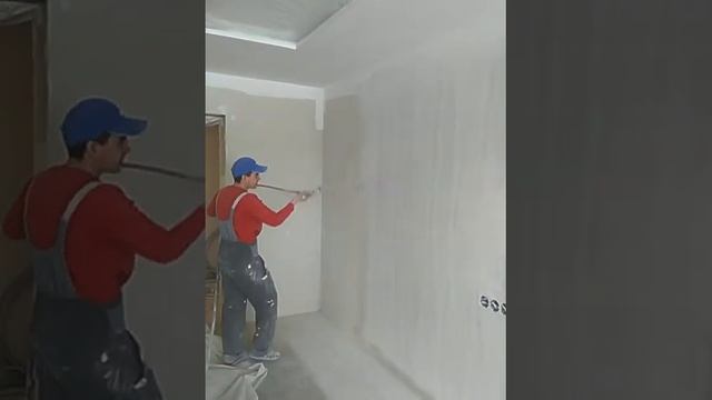 ШПАКЛЁВКА СТЕН МЕХАНИЗИРОВАННЫМ СПОСОБОМ... смотреть онлайн