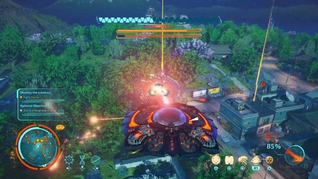 Destroy All Humans 2: Reprobed - Kojira Kaiju Boss Battle смотреть онлайн