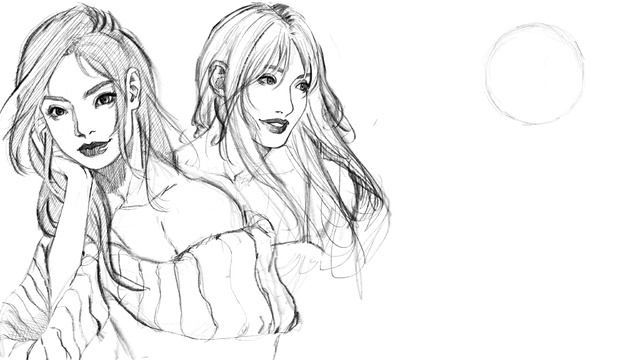 sketch with me #13 - just draw girls, should i do click bait titles? смотреть онлайн