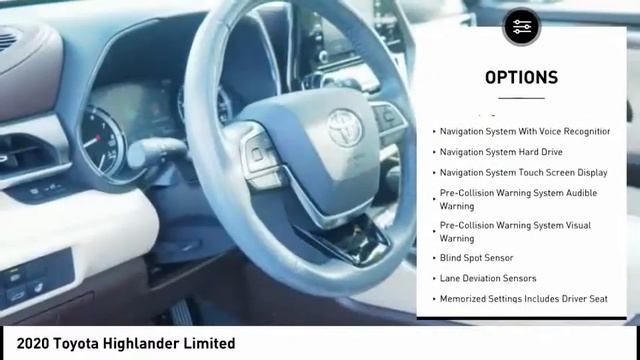 2020 Toyota Highlander Limited Used 37591A смотреть онлайн
