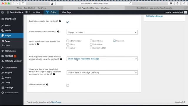 How to restrict access to content on your website. Ultimate member content restriction смотреть онлайн